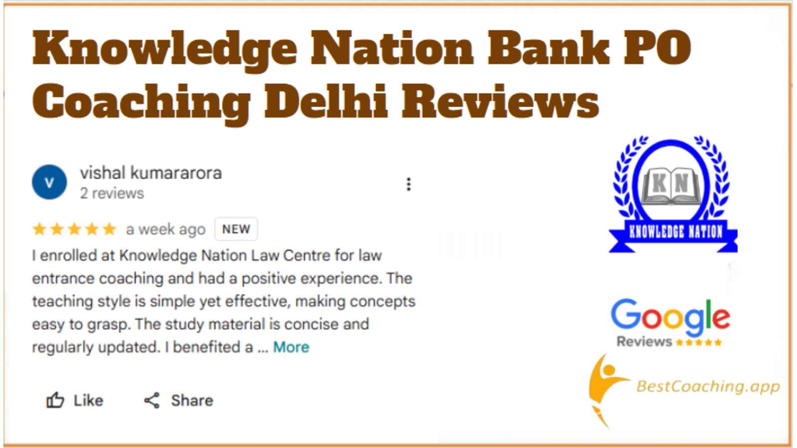 Knowledge nation coaching in Delhi