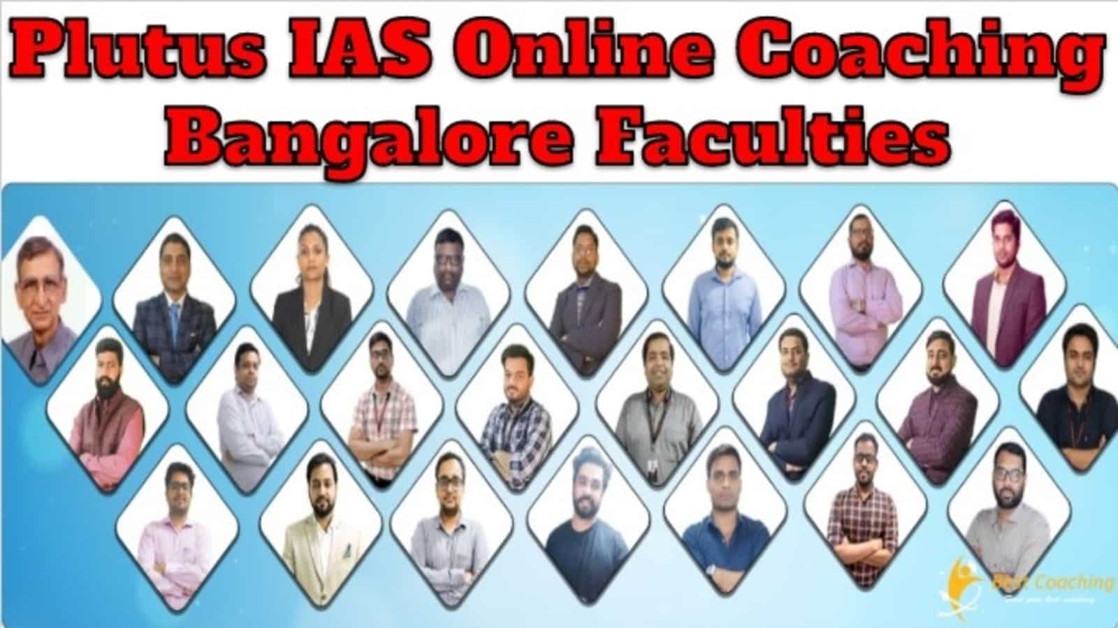 Plutus IAS Online Coaching Bangalore Faculties