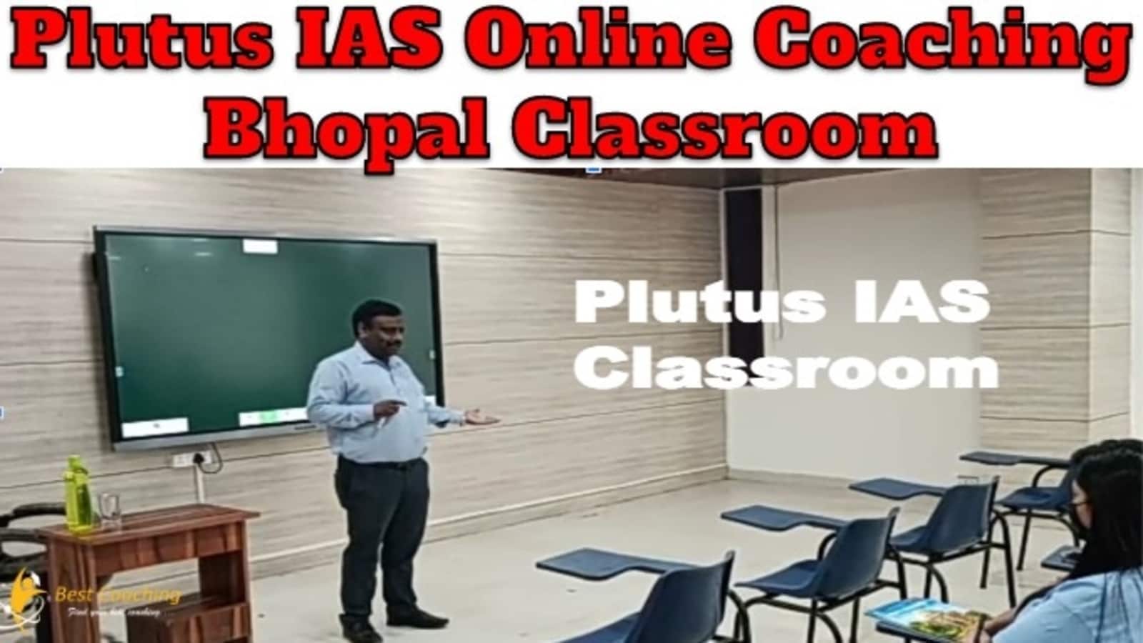 Plutus IAS Online Coaching Bhopal Classroom