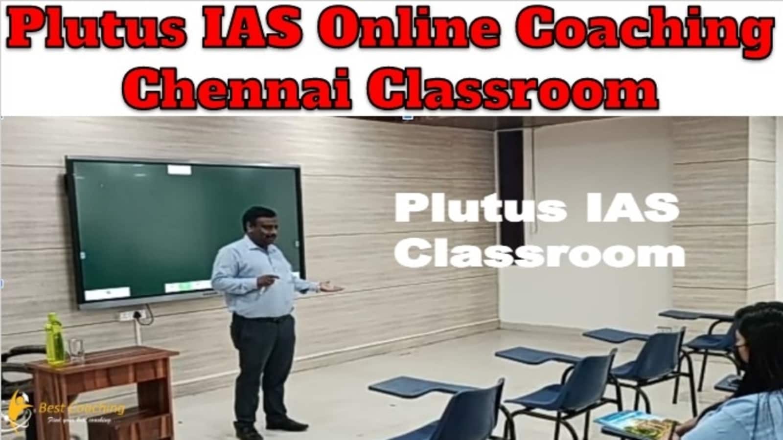 Plutus IAS Online Coaching Chennai Classroom