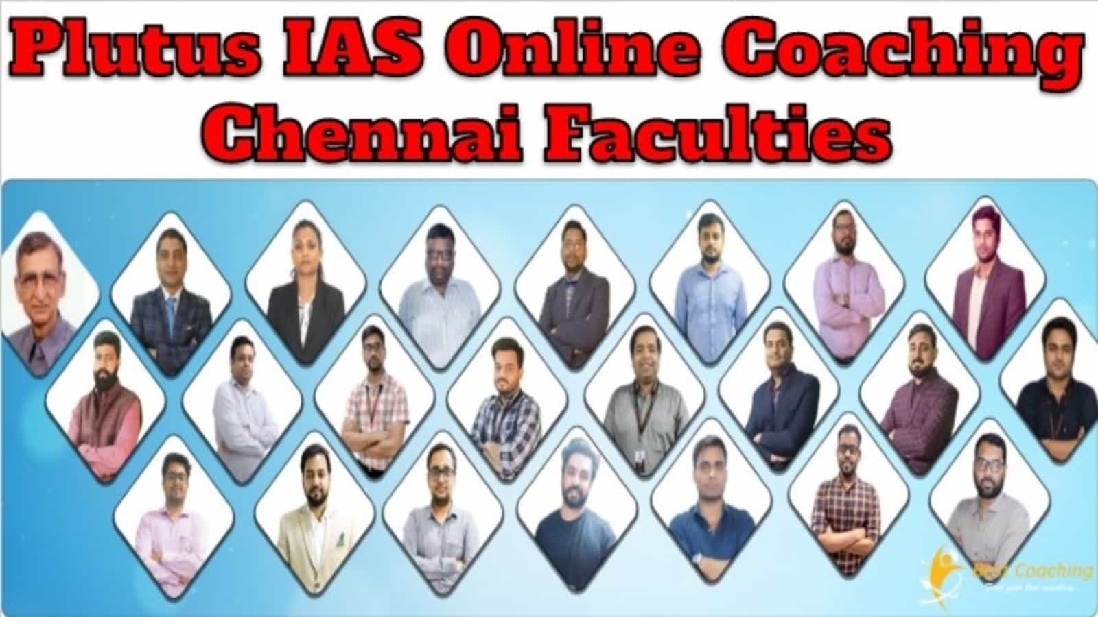 Plutus IAS Online Coaching Chennai Faculties