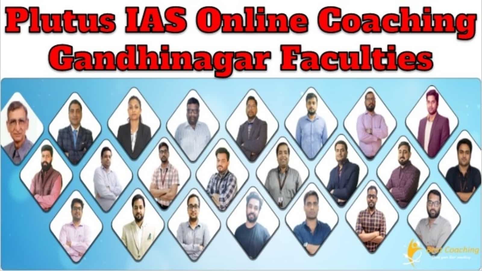 Plutus IAS Online Coaching Gandhinagar Faculties