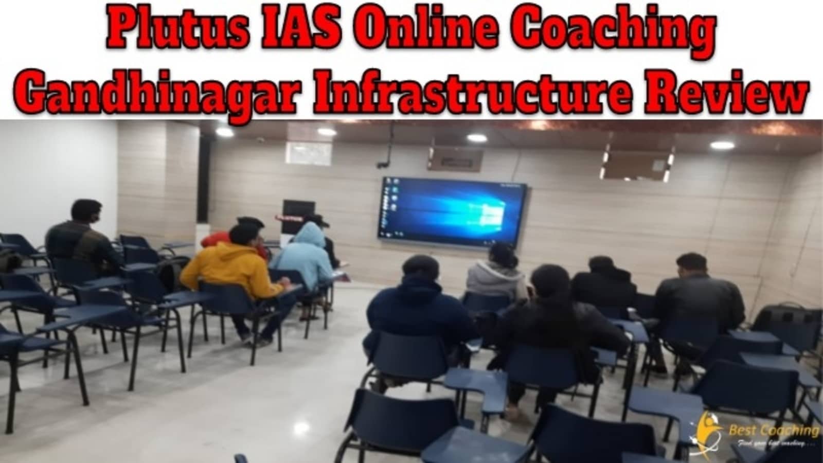 Plutus IAS Online Coaching Gandhinagar Infrastructure Review