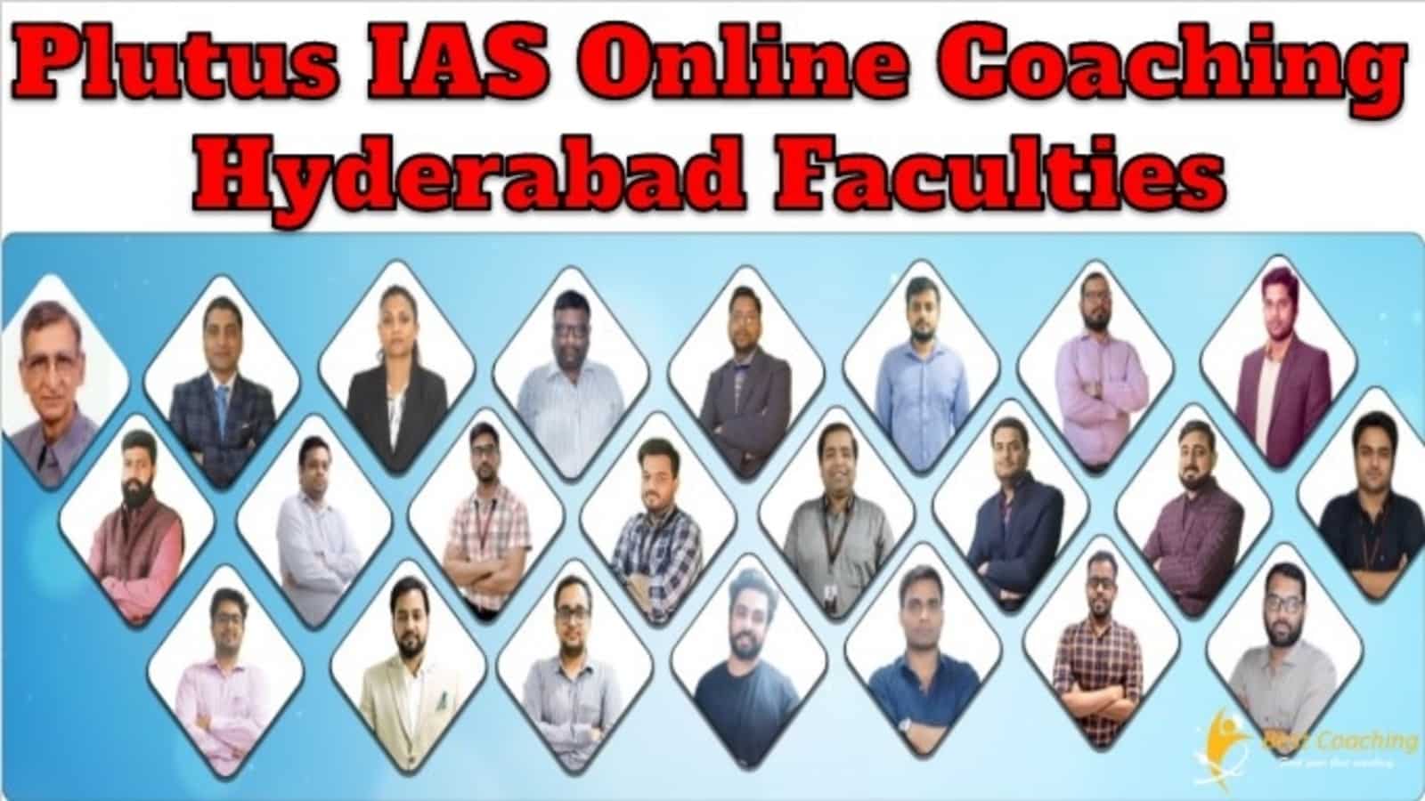 Plutus IAS Online Coaching Hyderabad Faculties