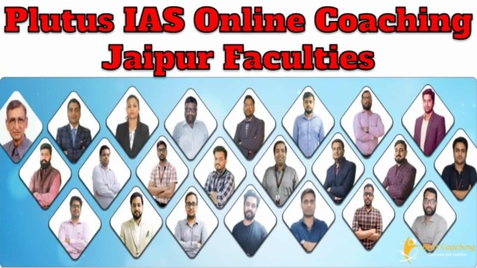 Plutus IAS Online Coaching Jaipur Faculties