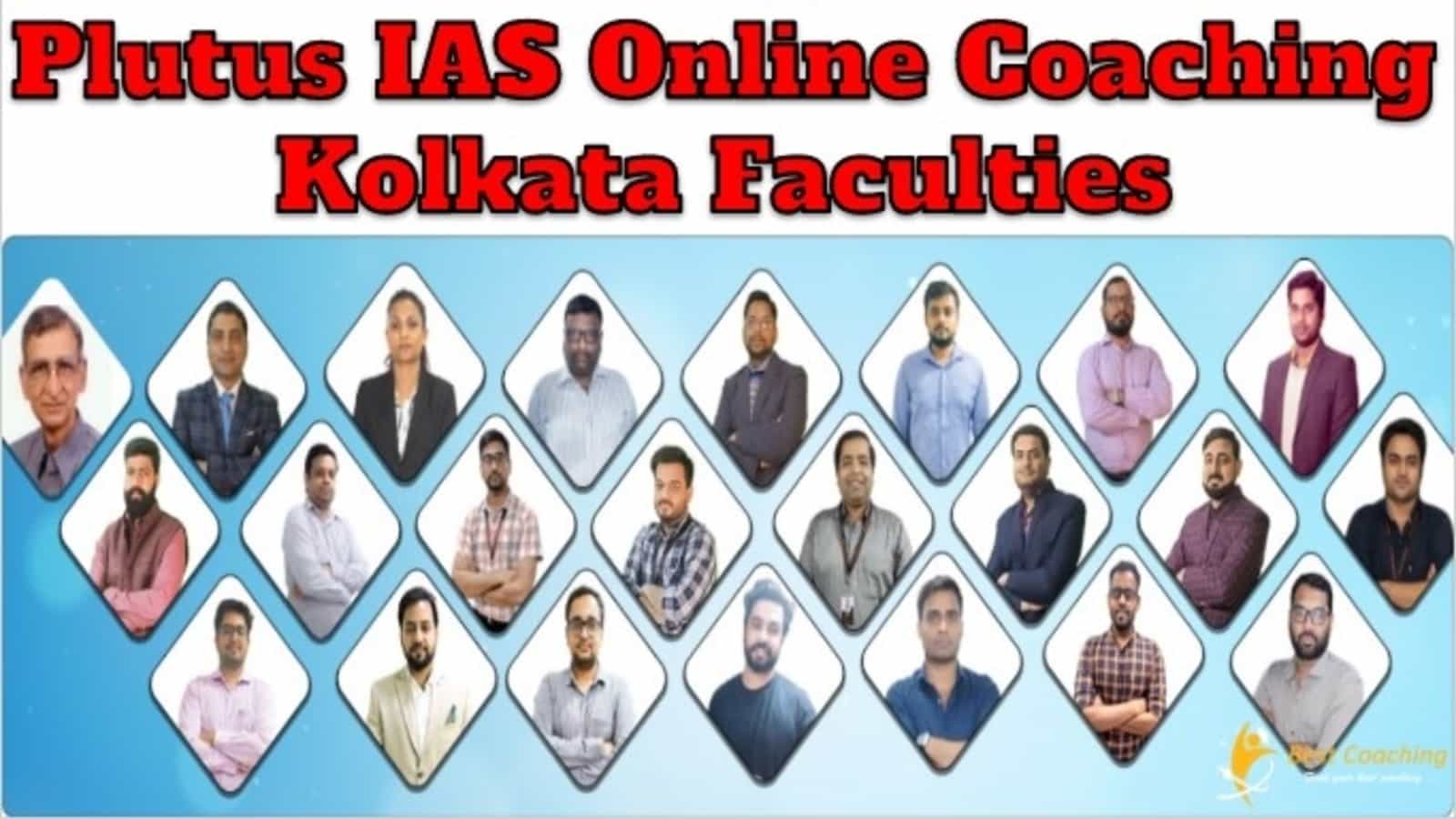 Plutus IAS Online Coaching Kolkata Faculties