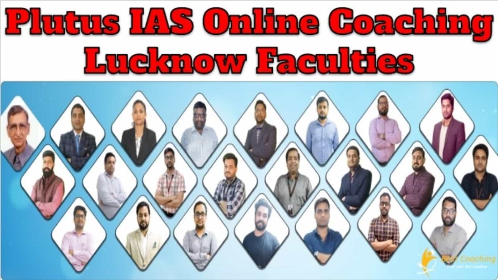 Plutus IAS Online Coaching Lucknow Faculties