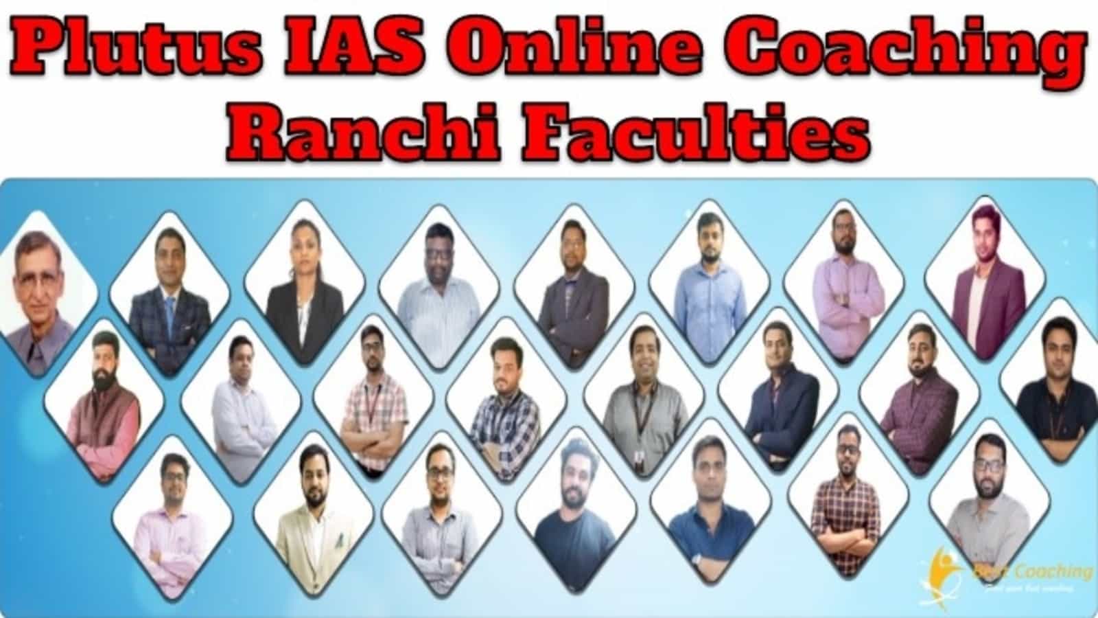 Plutus IAS Online Coaching Ranchi Faculties