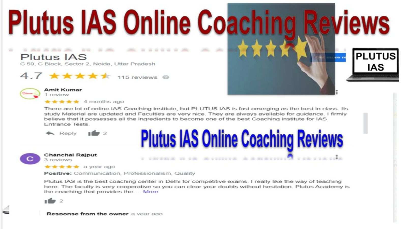 Plutus IAS Online Coaching Reviews