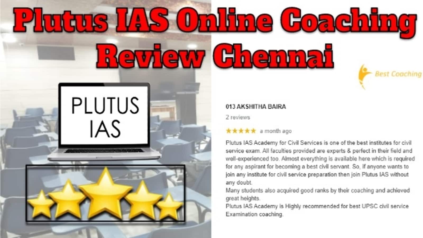 Plutus IAS Online Coaching Review Chennai