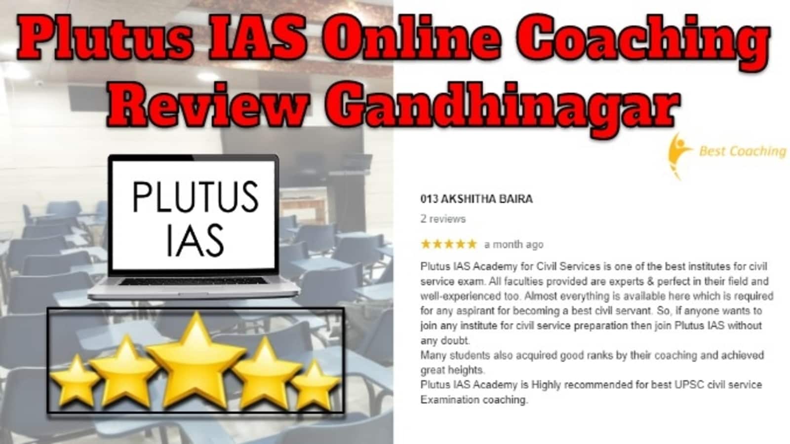 Plutus IAS Online Coaching Review Gandhinagar