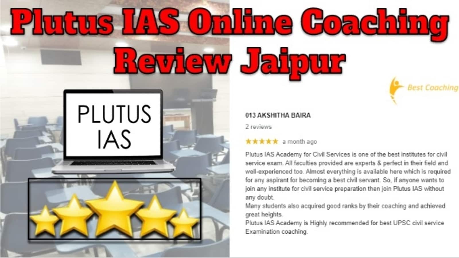 Plutus IAS Online Coaching Review Jaipur