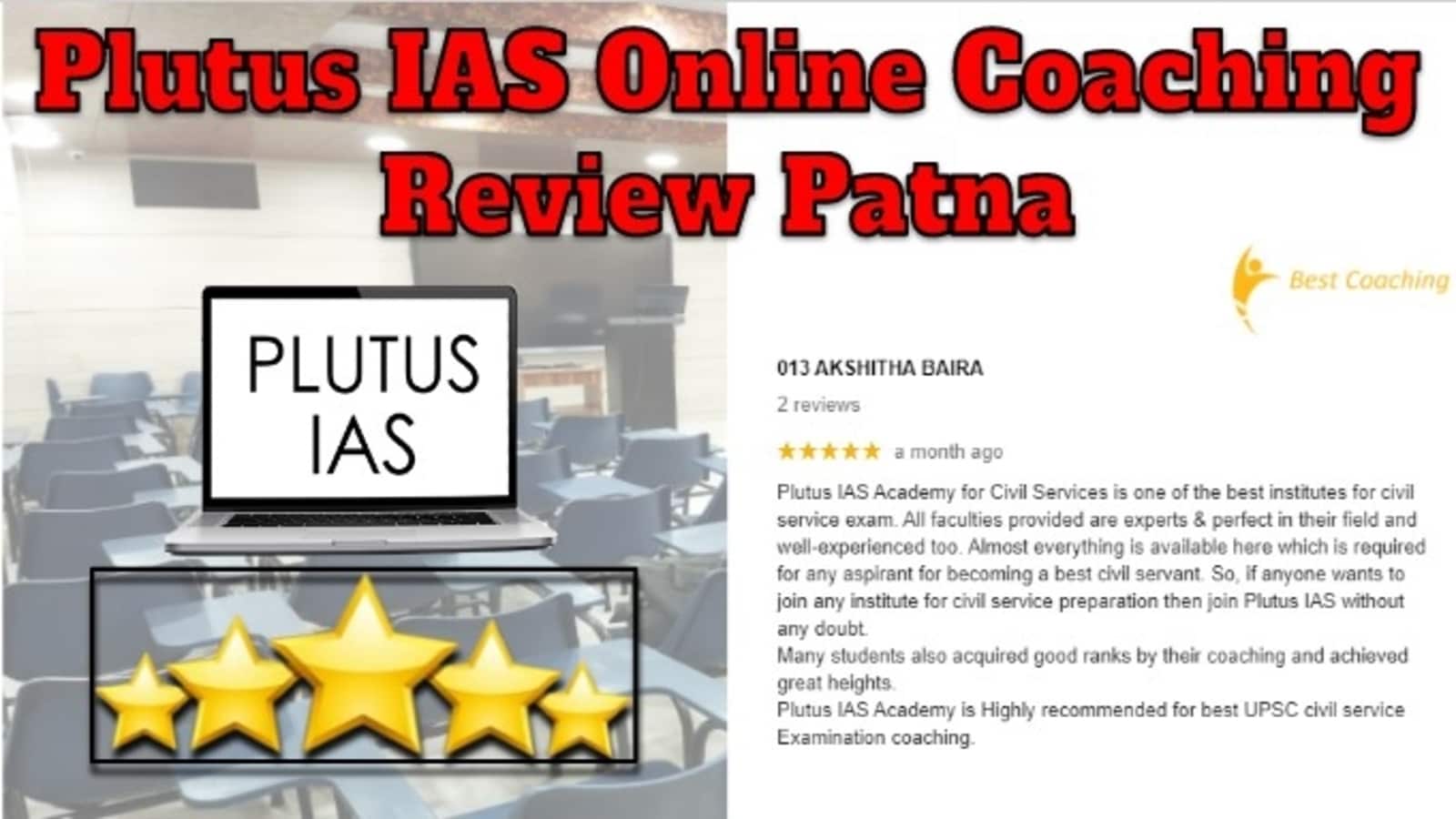 Plutus IAS Online Coaching Review Patna