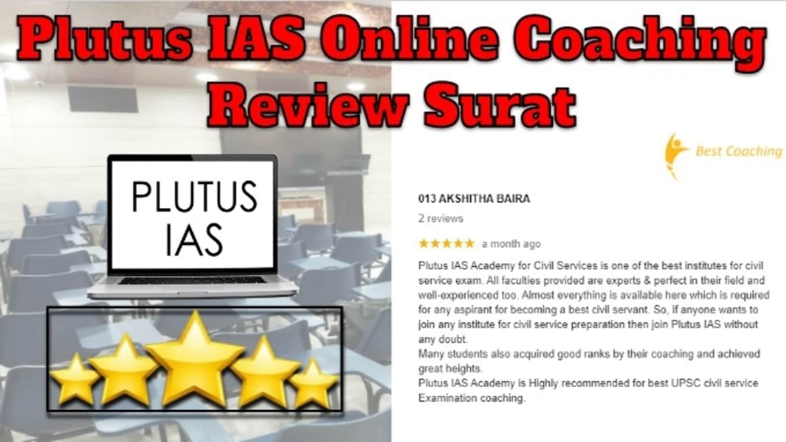 Plutus IAS Online Coaching Review Surat