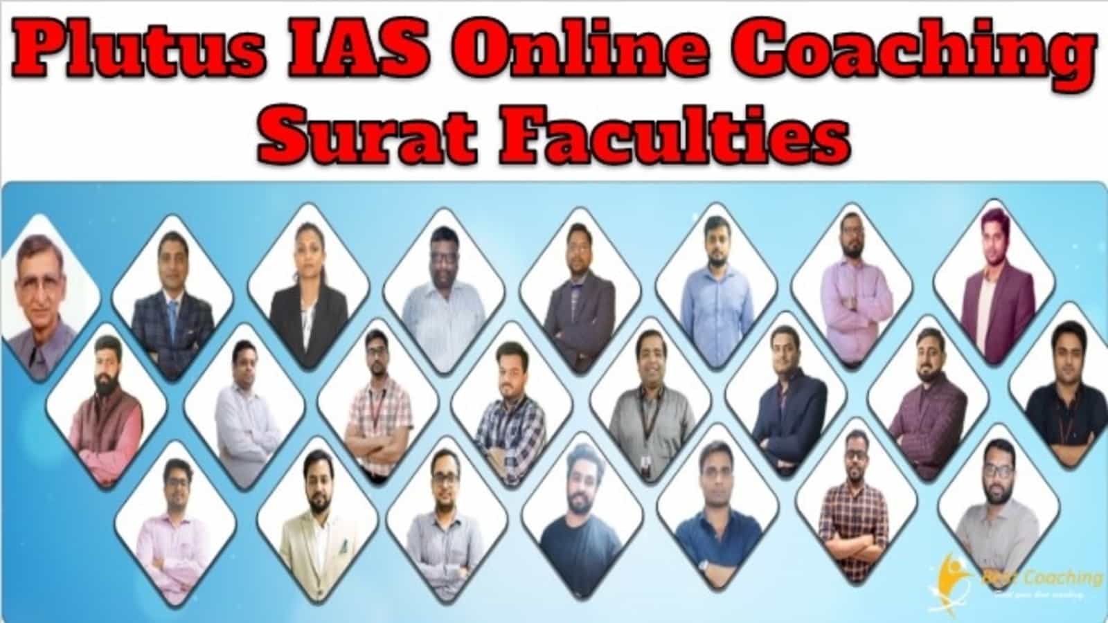 Plutus IAS Online Coaching Surat Faculties