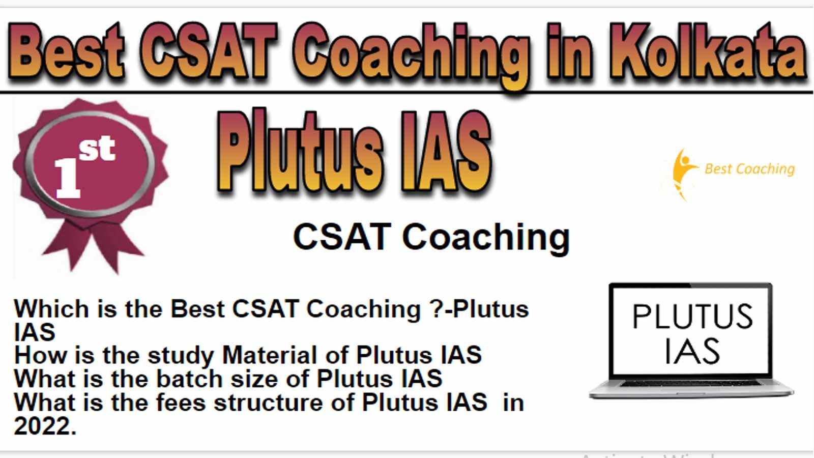 Rank 1 Best CSAT Coaching In Kolkata