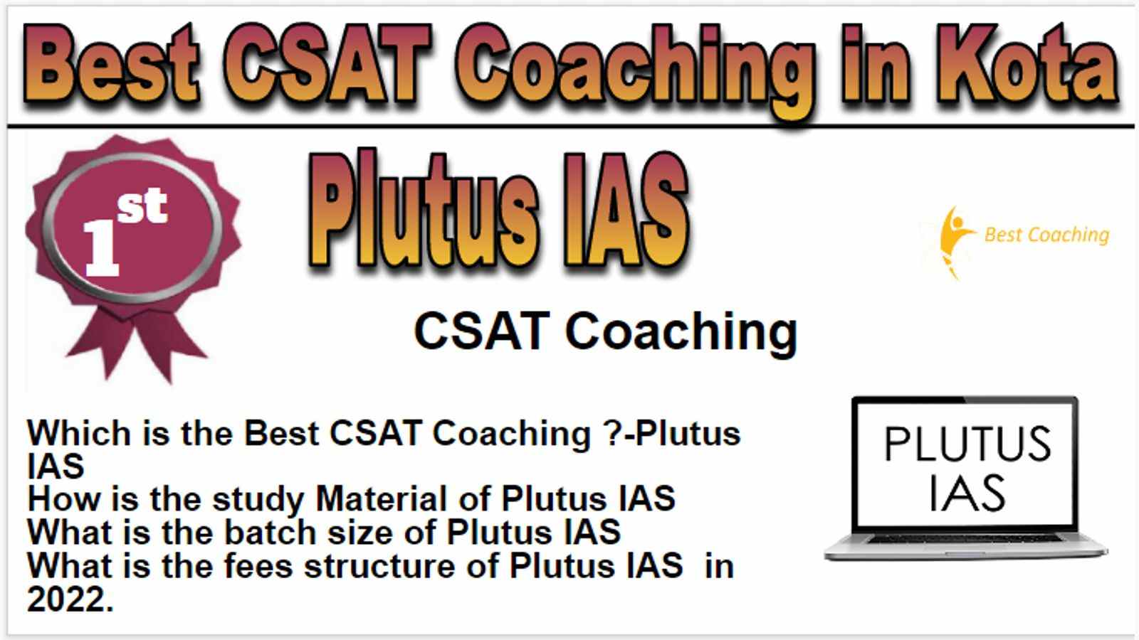 Rank 1 Best CSAT Coaching in Kota