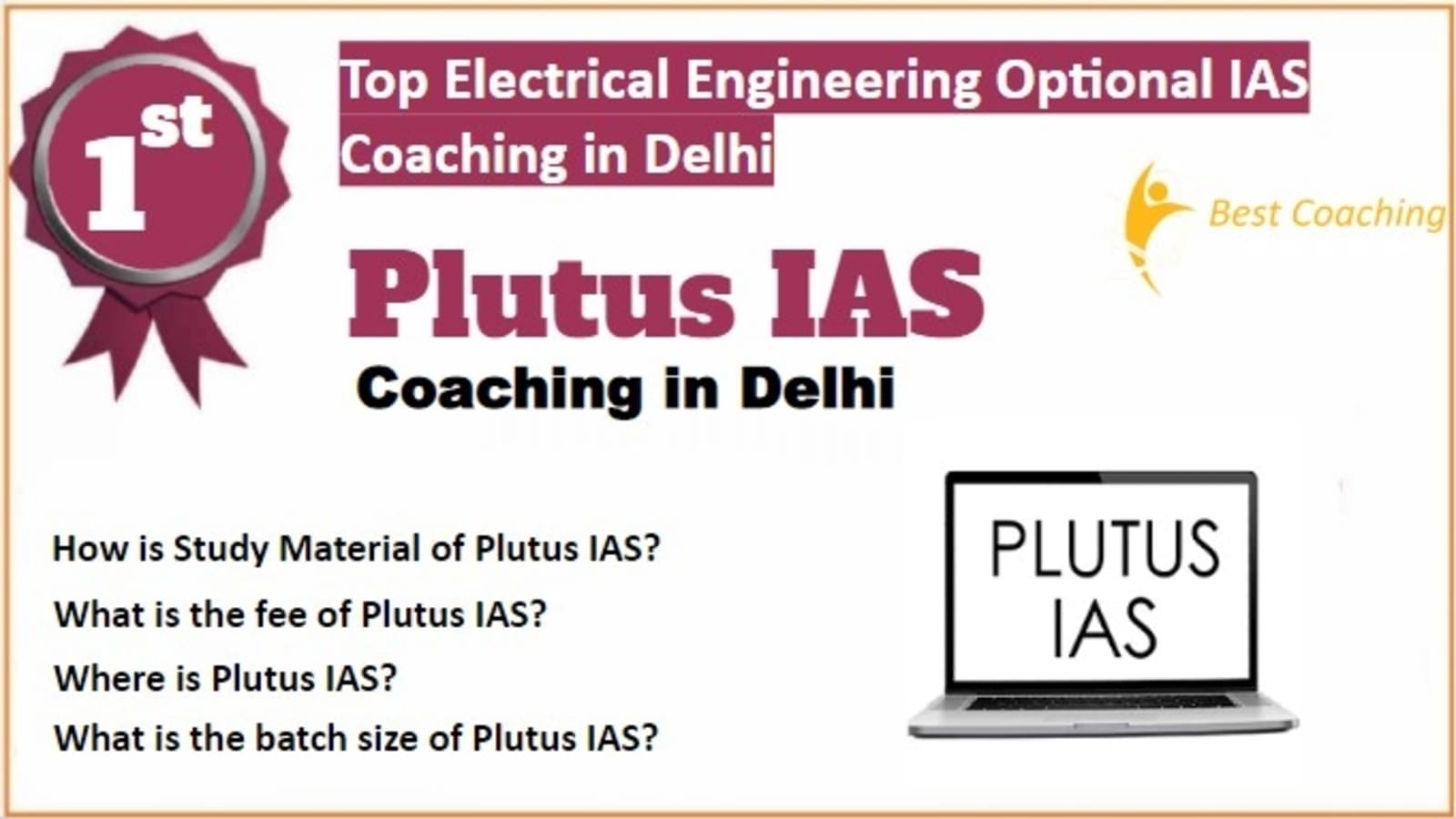 Rank 1 Best Electrical Engineering Optional IAS Coaching in Delhi