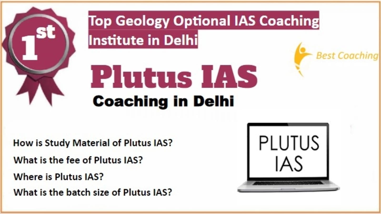 Rank 1 Best Geology Optional IAS Coaching in Delhi