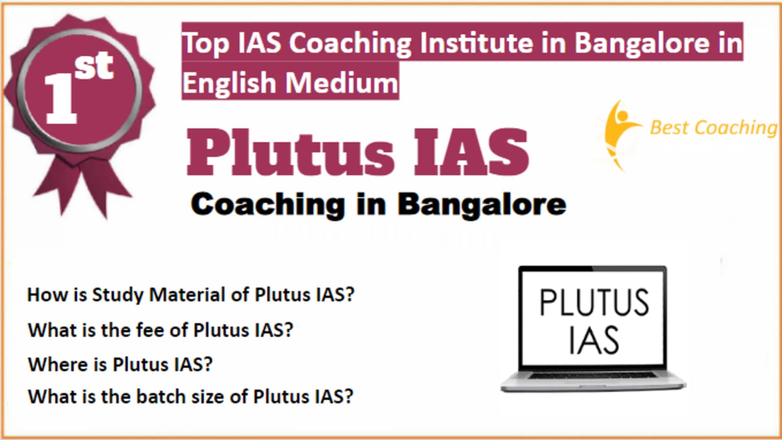 Rank 1 Best IAS Coaching in Bangalore in English Medium