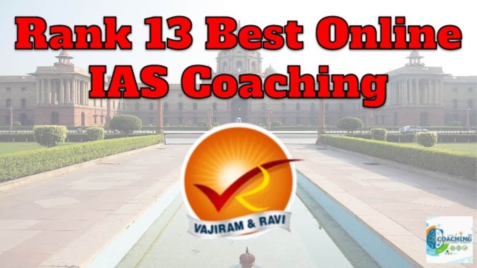 Rank 13 Online IAS Coaching