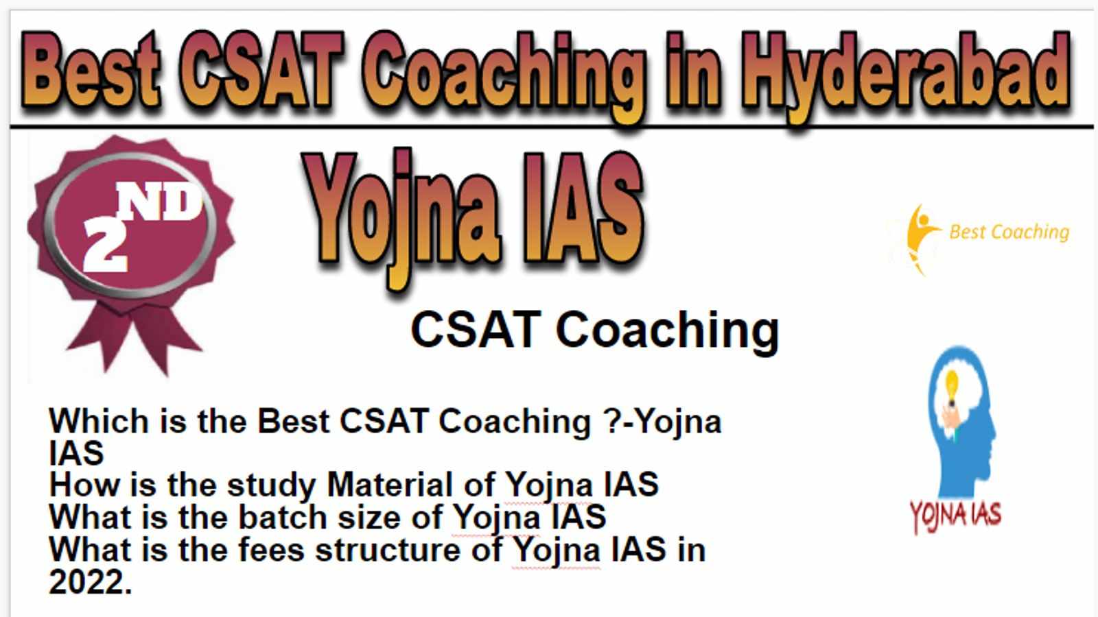 Rank 2 Best CSAT Coaching In Hyderabad