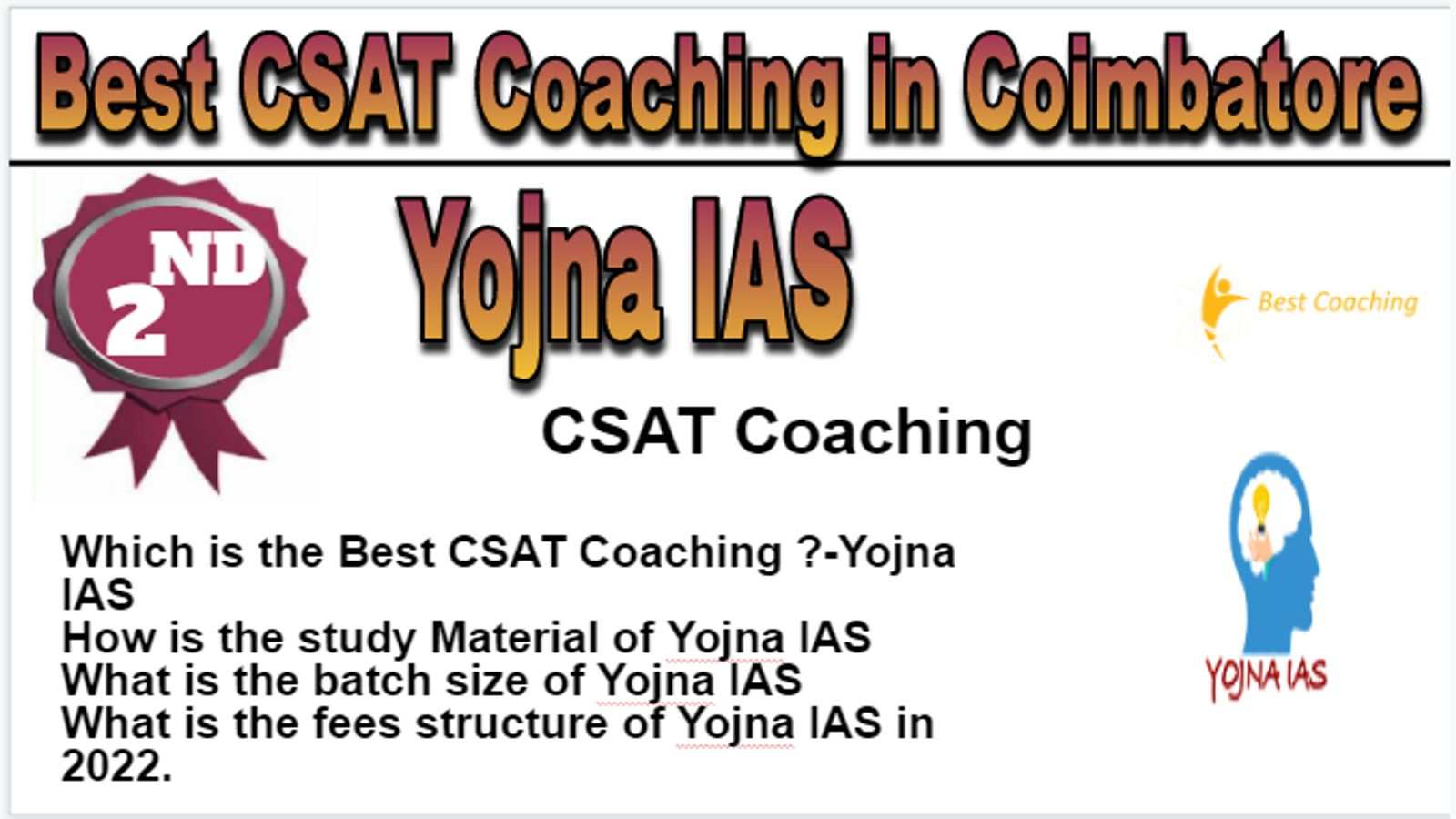Rank 2 Best CSAT Coaching in Coimbatore