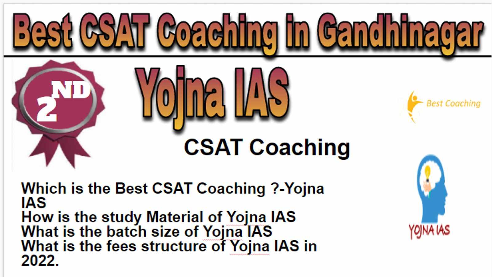 Rank 2 Best CSAT Coaching in Gandhinagar