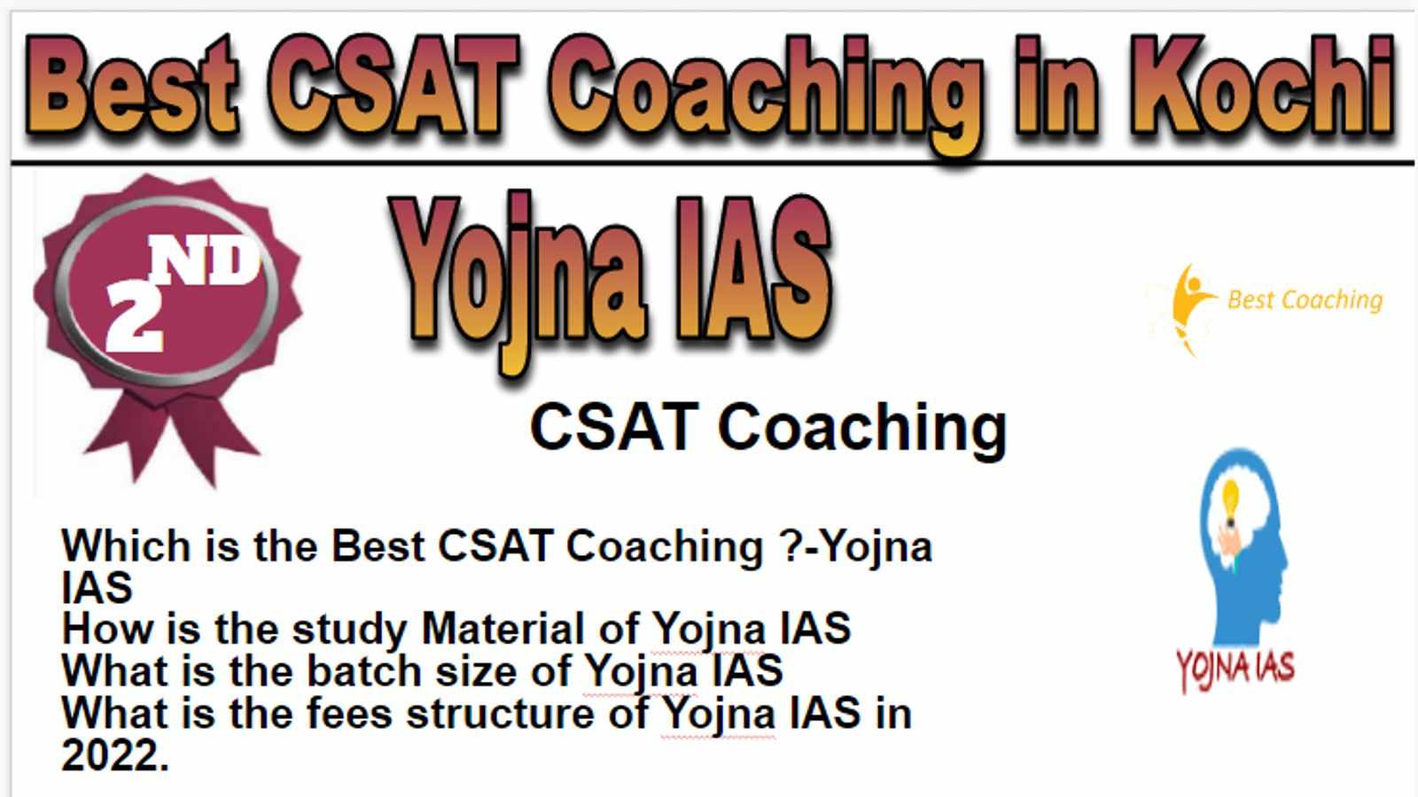Rank 2 Best CSAT Coaching in Kochi