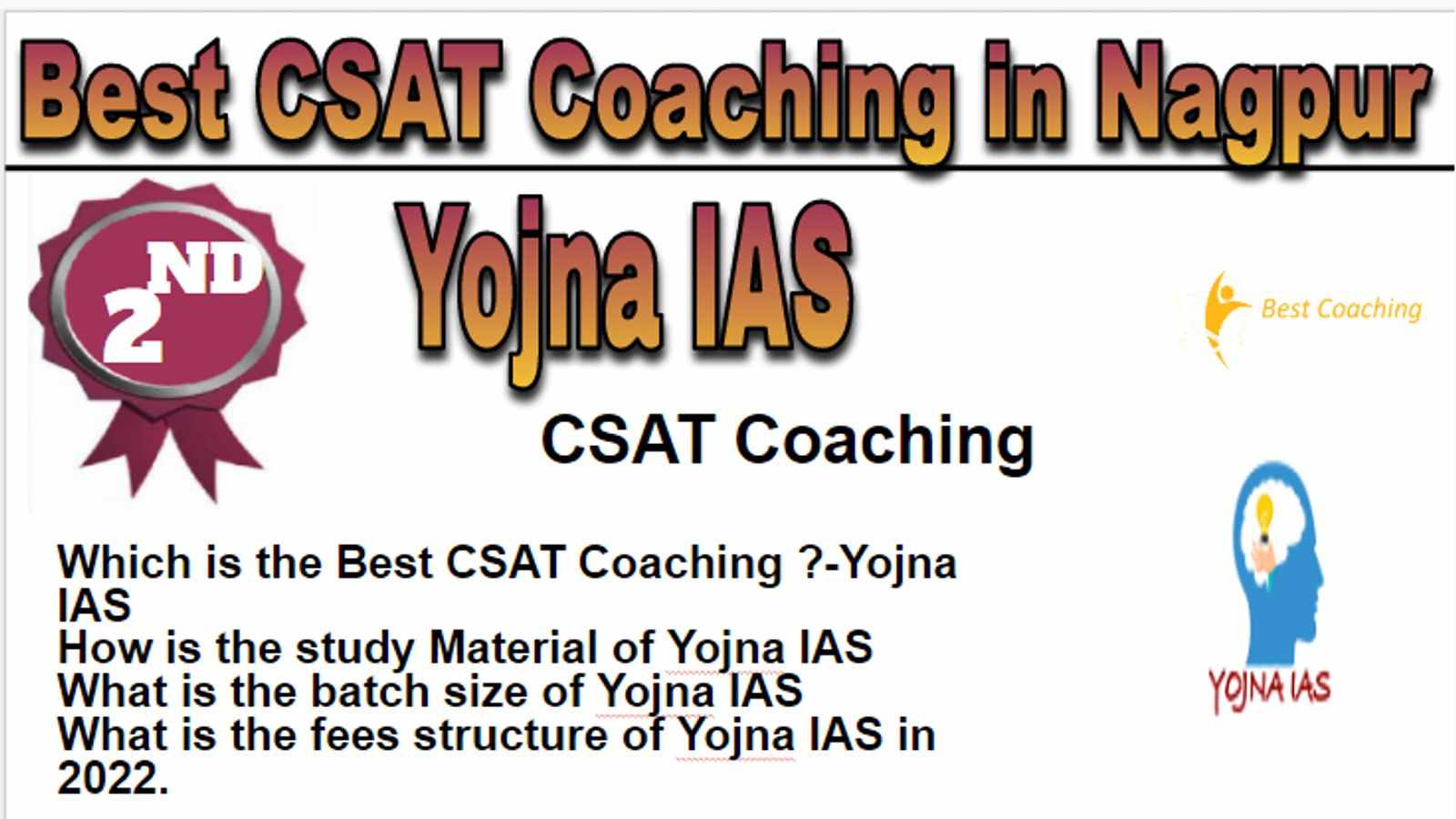 Rank 2 Best CSAT Coaching in Nagpur