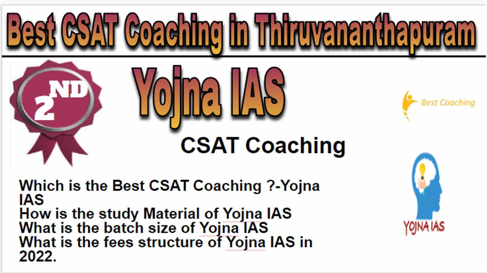 Rank 2 Best CSAT Coaching in Thiruvananthapuram