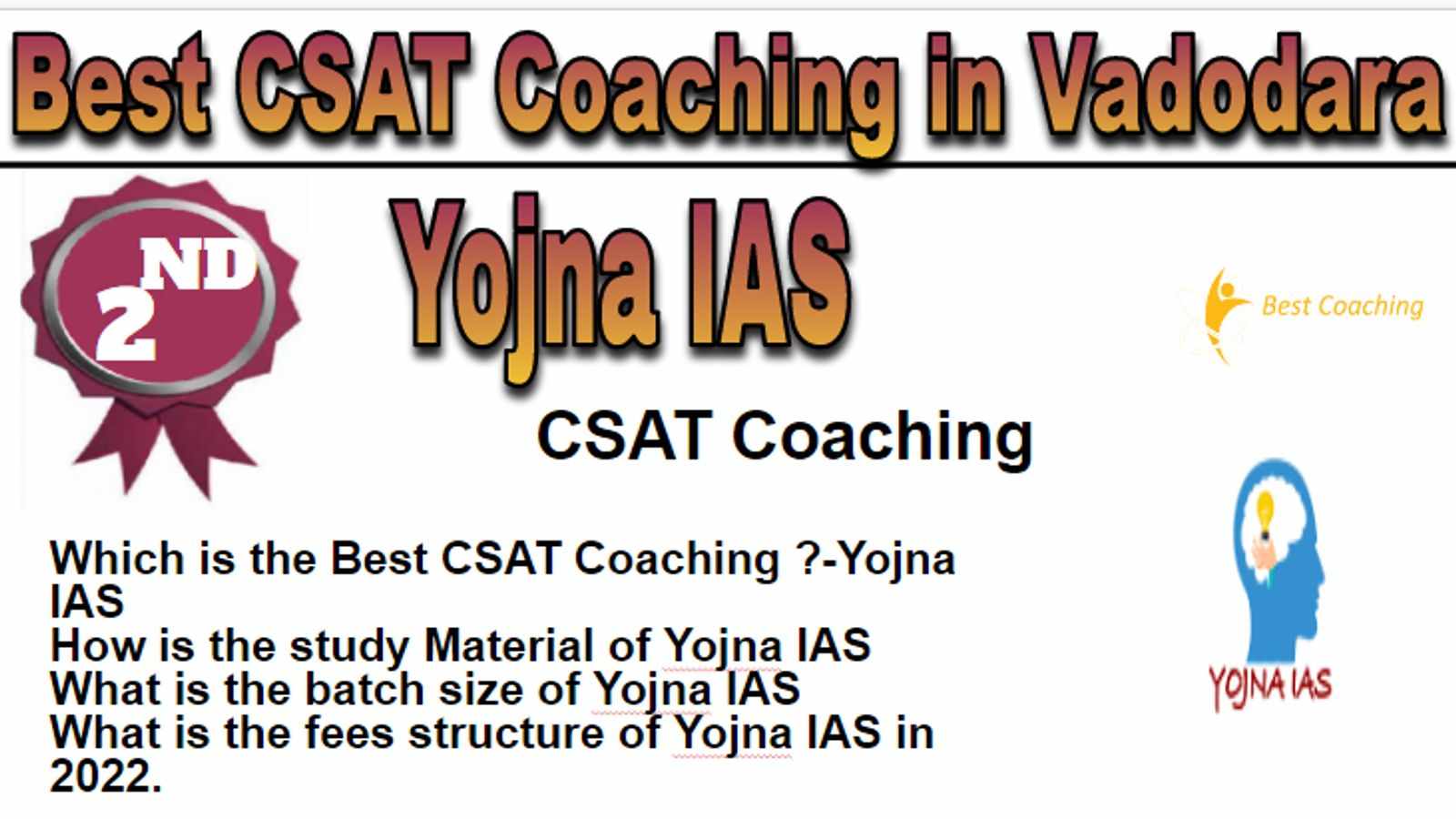 Rank 2 Best CSAT Coaching in Vadodara