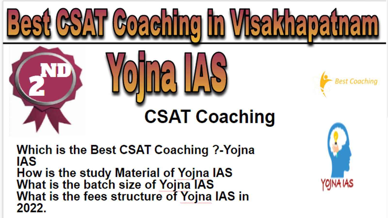 Rank 2 Best CSAT Coaching in Visakhapatnam