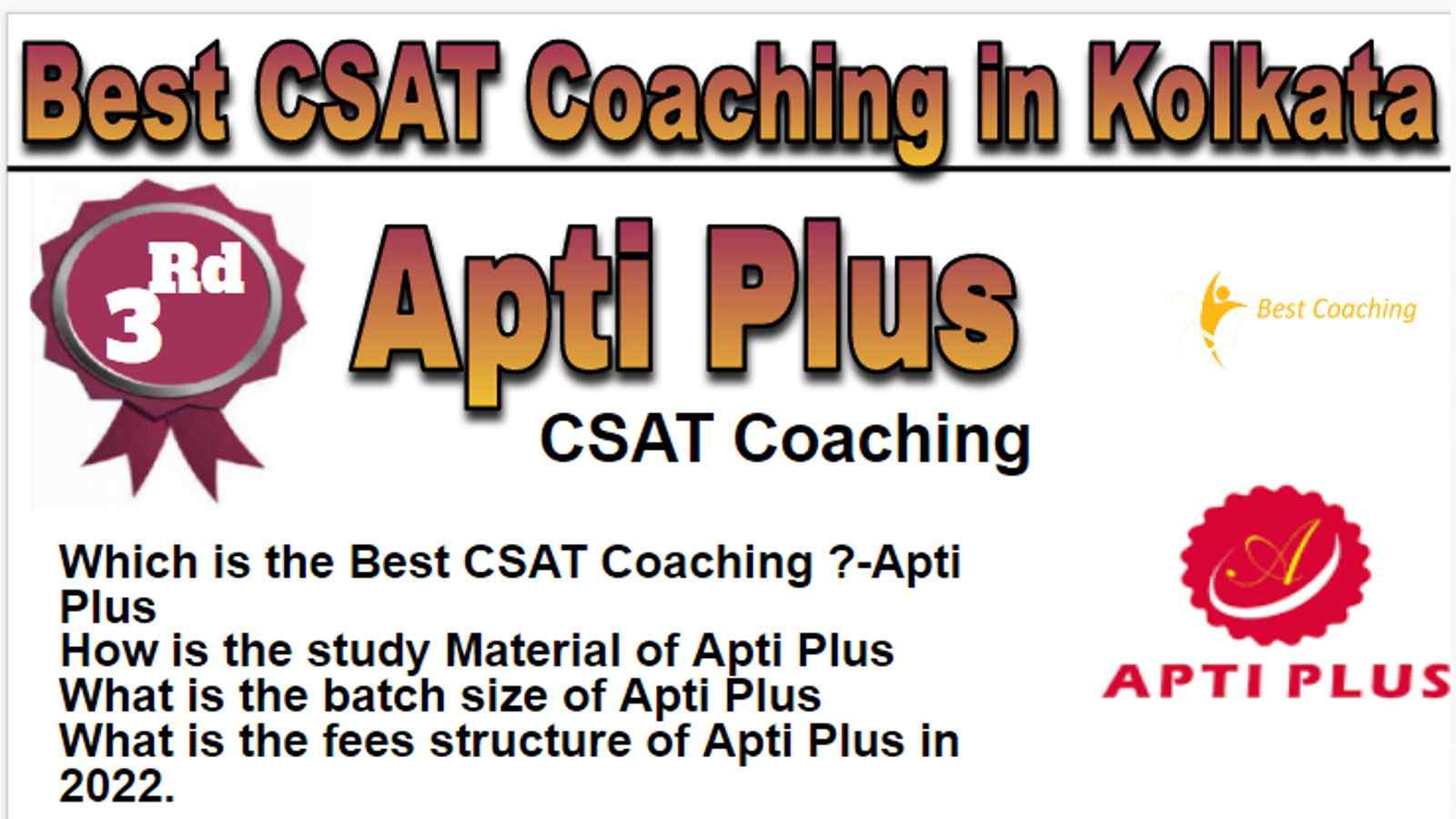 Rank 3 Best CSAT Coaching In Kolkata