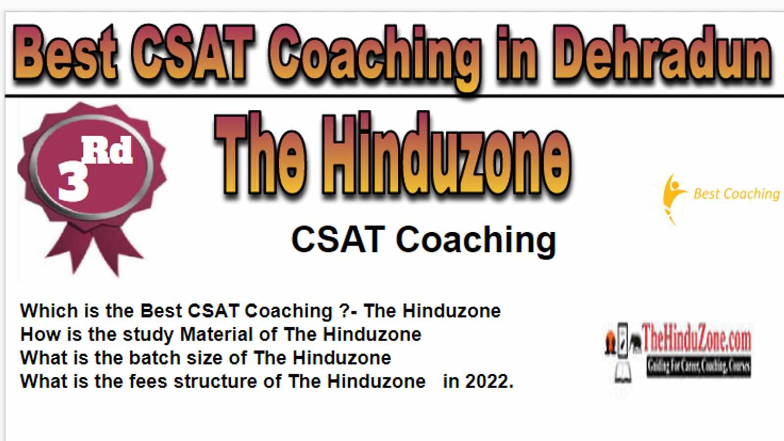 Rank 3 Best CSAT Coaching in Dehradun