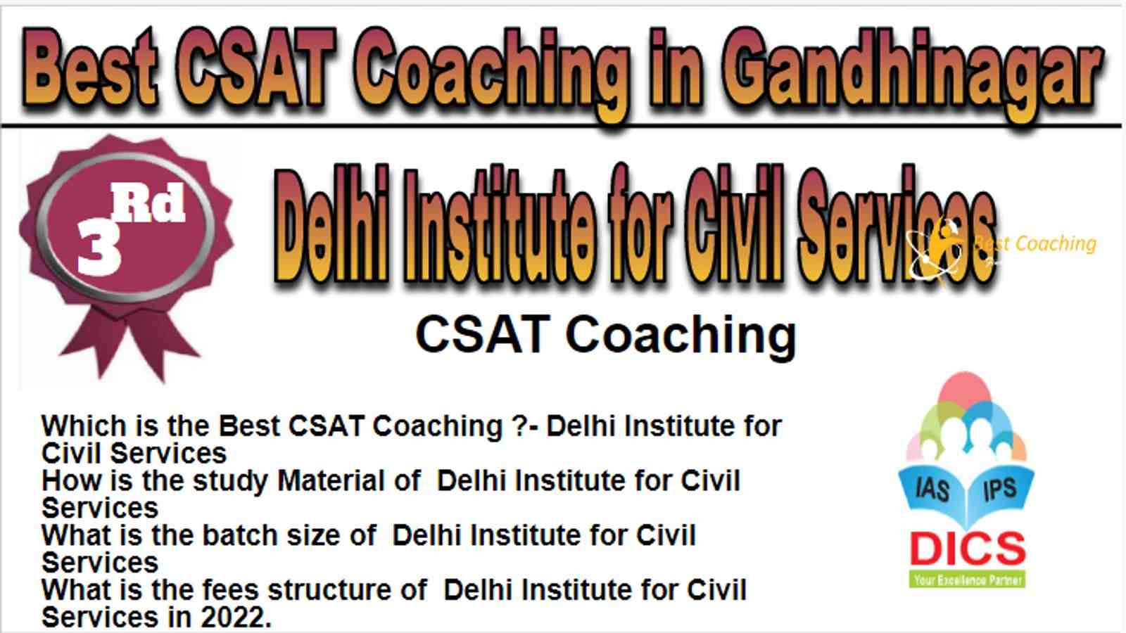 Rank 3 Best CSAT Coaching in Gandhinagar