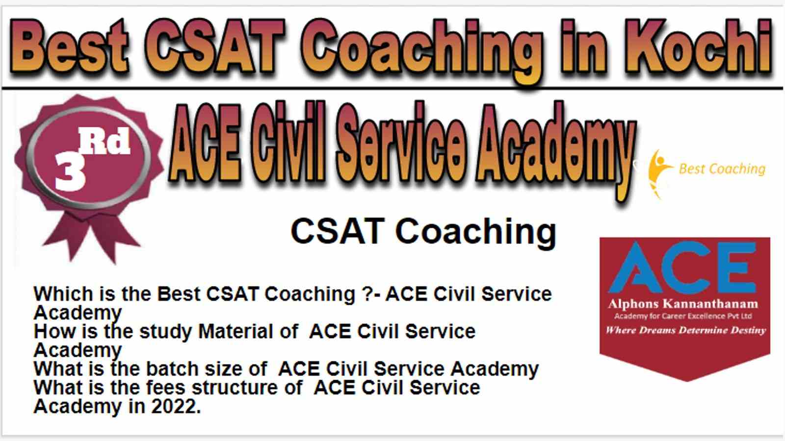 Rank 3 Best CSAT Coaching in Kochi