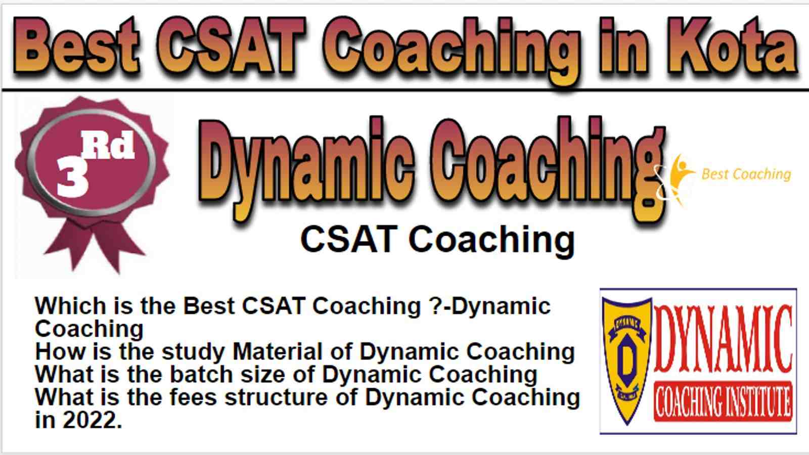 Rank 3 Best CSAT Coaching in Kota