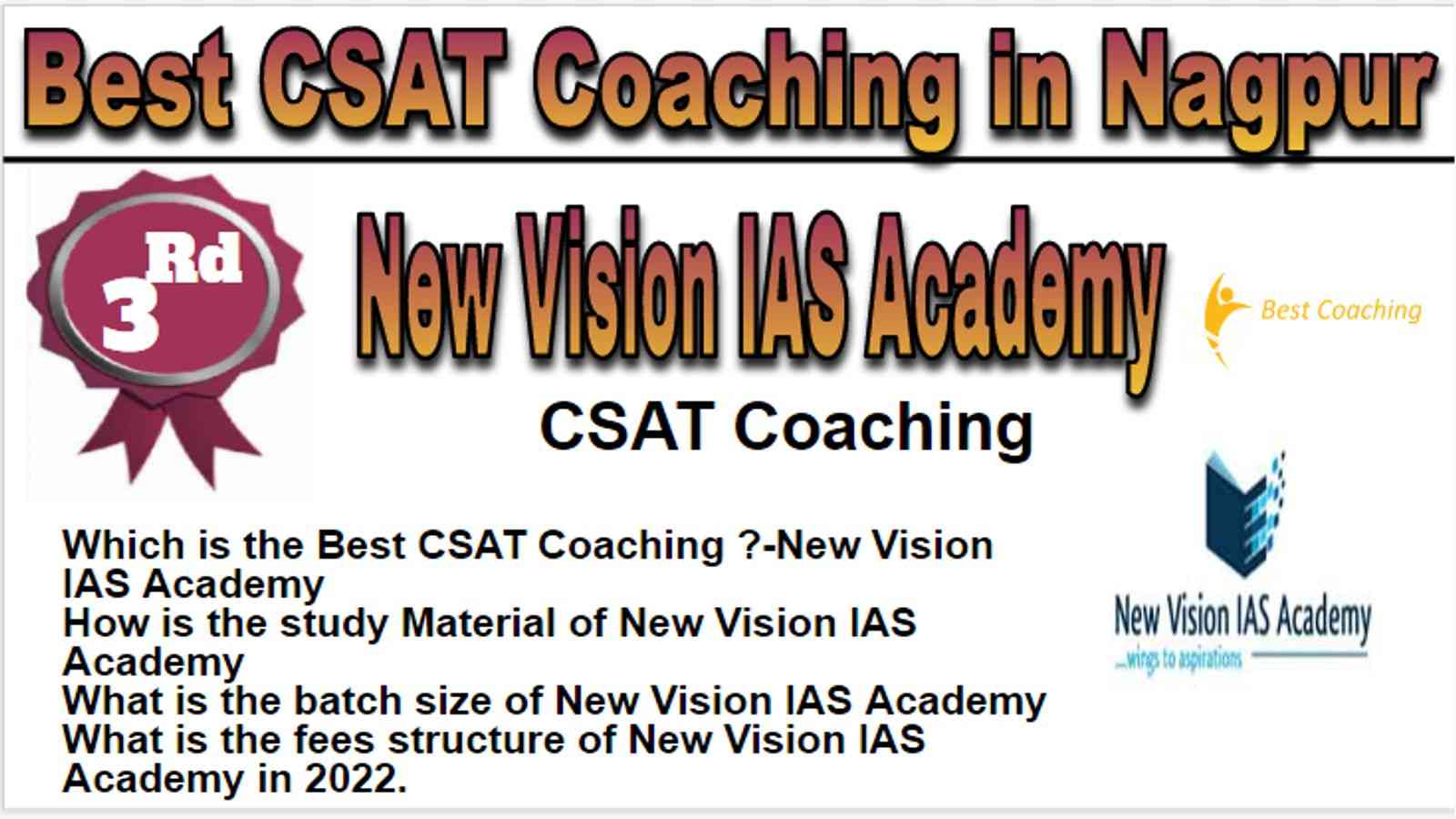 Rank 3 Best CSAT Coaching in Nagpur