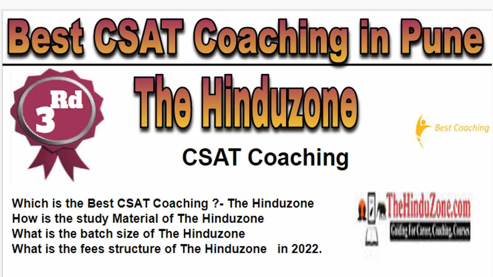 Rank 3 Best CSAT Coaching in Pune