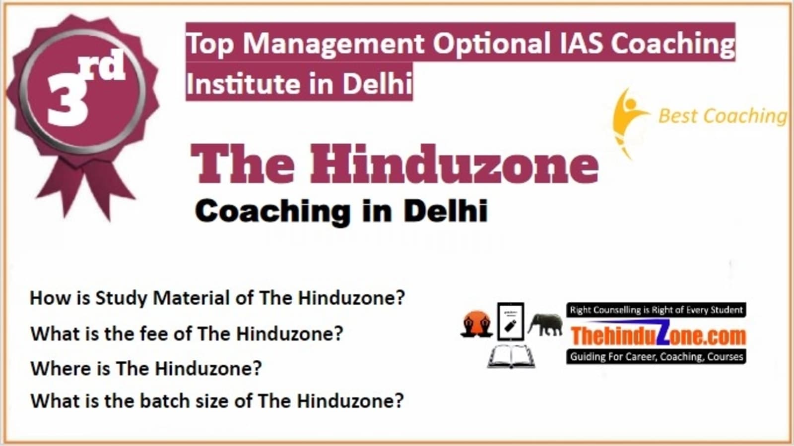 Rank 3 Best Management Optional IAS Coaching in Delhi