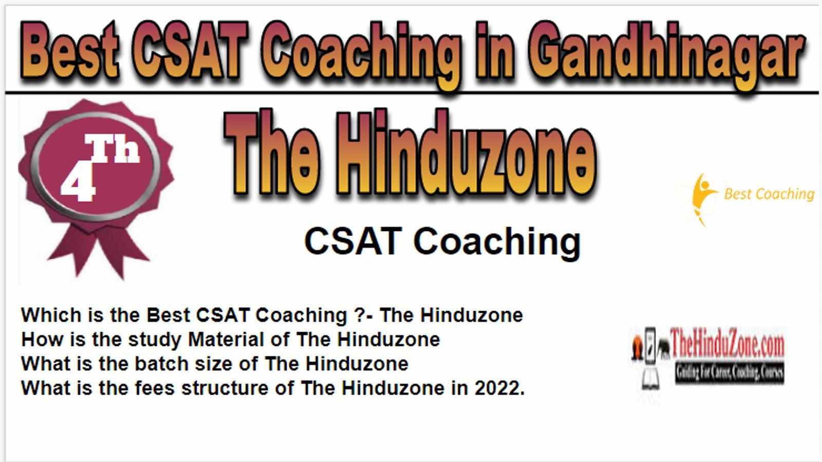 Rank 4 Best CSAT Coaching in Gandhinagar