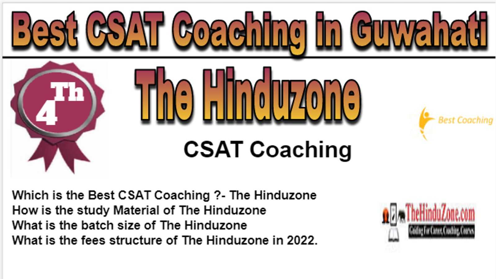 Rank 4 Best CSAT Coaching in Guwahati