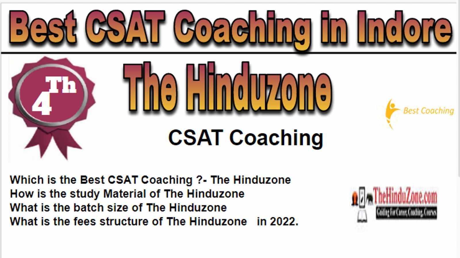 Rank 4 Best CSAT Coaching in Indore