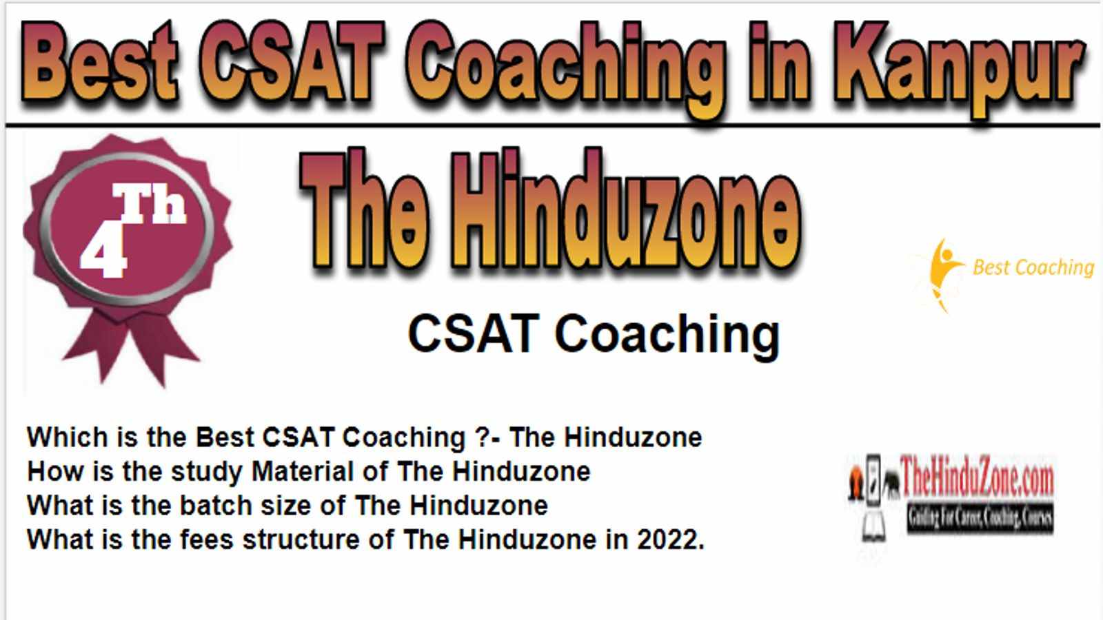 Rank 4 Best CSAT Coaching in Kanpur