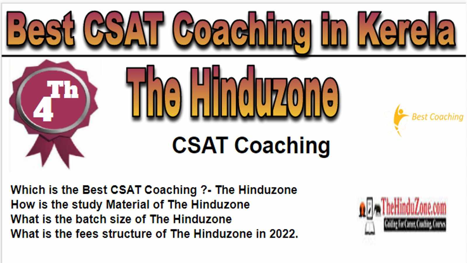 Rank 4 Best CSAT Coaching in Kerela