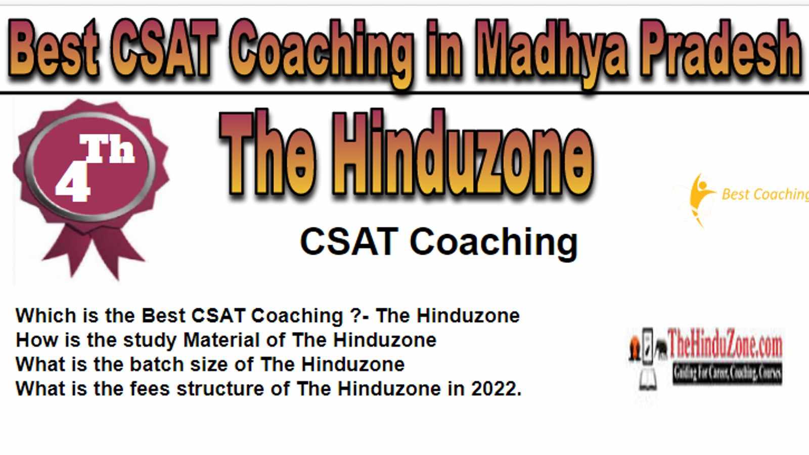 Rank 4 Best CSAT Coaching in Madhya Pradesh