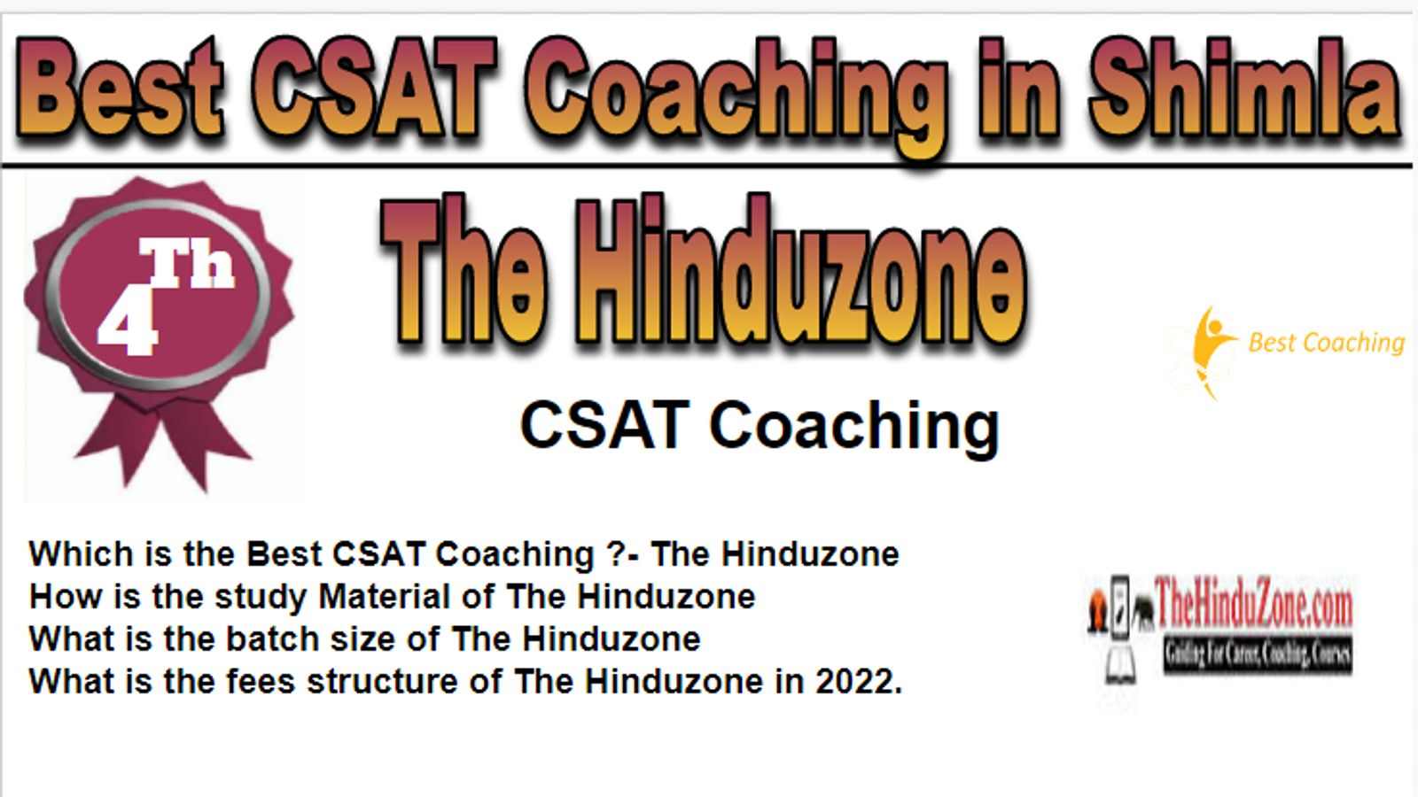 Rank 4 Best CSAT Coaching in Shimla