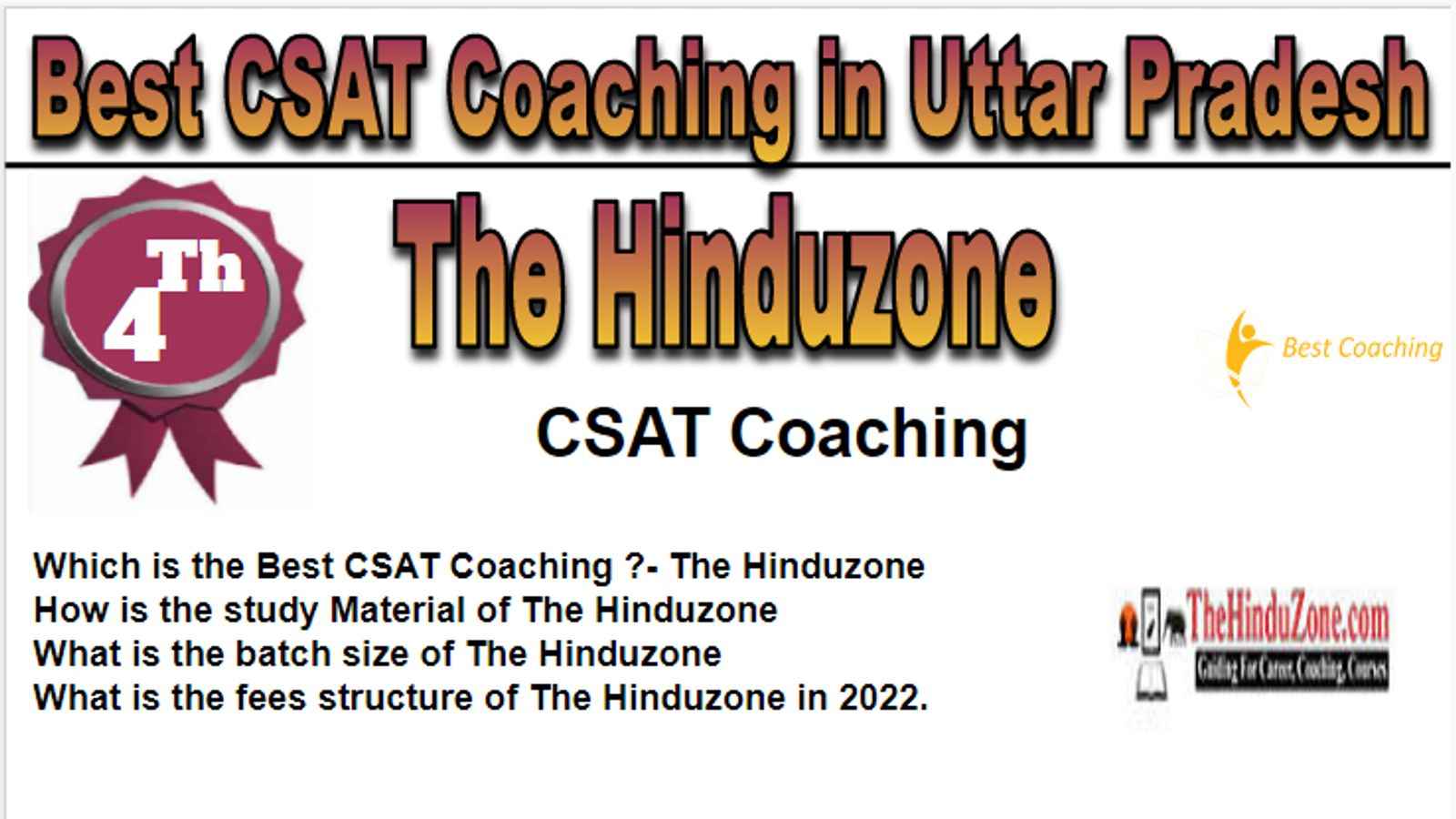 Rank 4 Best CSAT Coaching in Uttar Pradesh
