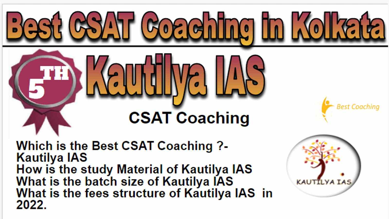 Rank 5 Best CSAT Coaching In Kolkata